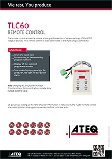 TLC 60 remote control ATEQ